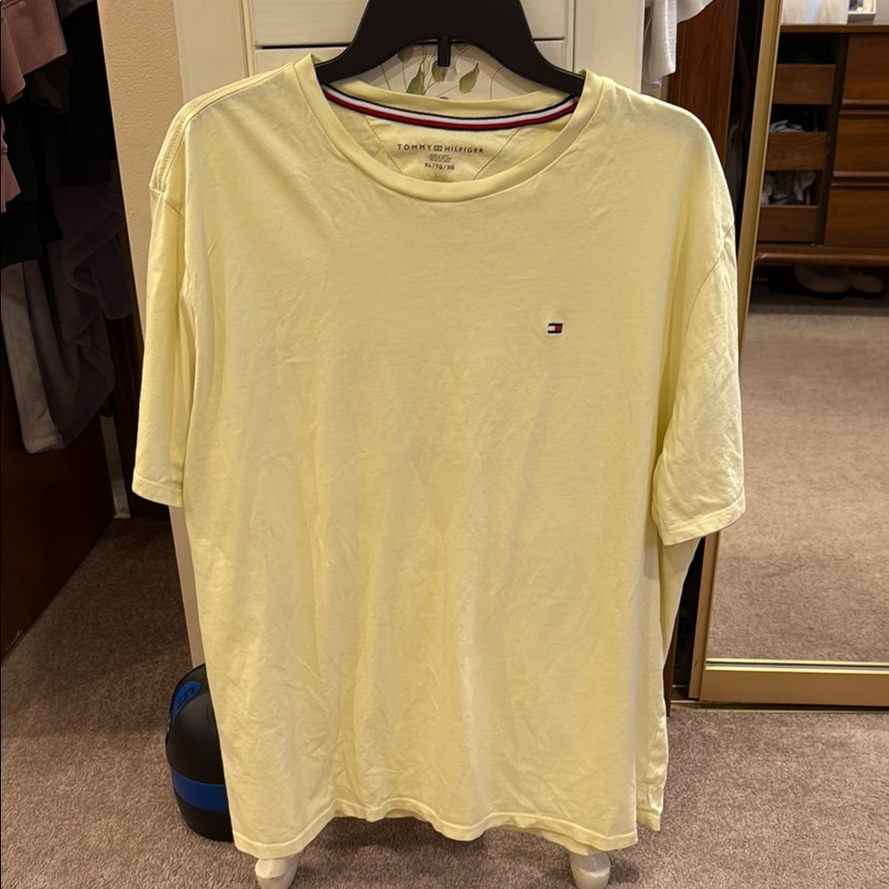 Tommy Hilfiger Yellow Short Sleeve Tee